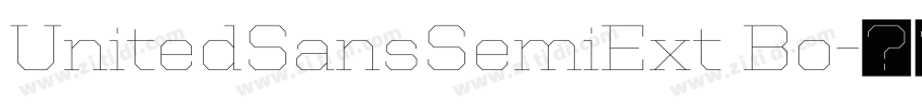 UnitedSansSemiExt Bo字体转换